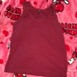 Women's Sleeveless Top - Red